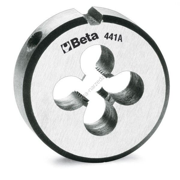 Narzynka okrągła, gwint metryczny drobnozwojny, stal chromowa BETA 441A/10X1