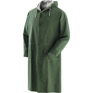 Płaszcz przeciwdeszczowy długi zielony ? wykonany z poliester/PCW 462049/S