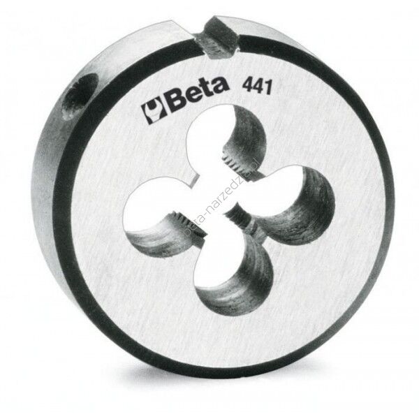 Narzynka okrągła, gwint metryczny drobnozwojny, stal chromowa BETA 441/8x1