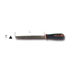 Pilnik półgładzik trójkątny, 6" - 150mm, z rękojeścią z tworzywa sztucznego BETA 1719BMA6/T