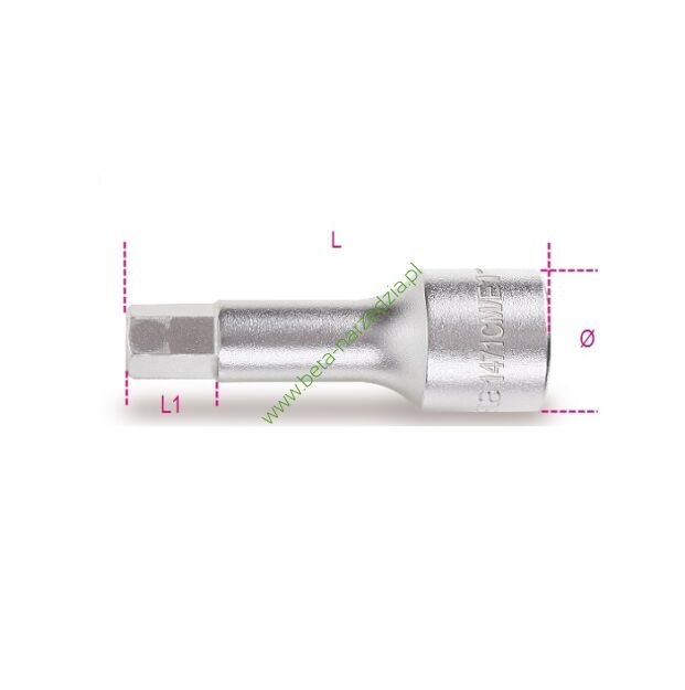 Nasadka z końcówką trzpieniową sześciokątną, 11 mm, do zacisków hamulcowych Mercedes ML (seria 166) BETA 1471CM/E11