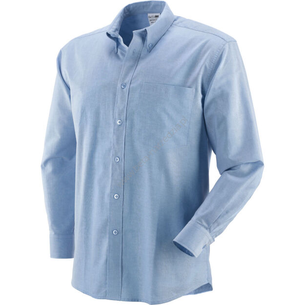 Koszula z długimi rękawami - 70% bawełna Oxford, 30% poliester, jasnoniebieska 431012/XXL