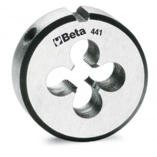 Narzynka okrągła, gwint metryczny drobnozwojny, stal chromowa BETA 441/6X0.75