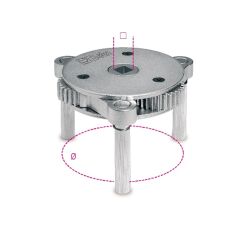 Klucz samonastawny do filtrów oleju 80-115 mm, do użytku w obu kierunkach BETA 1493/S