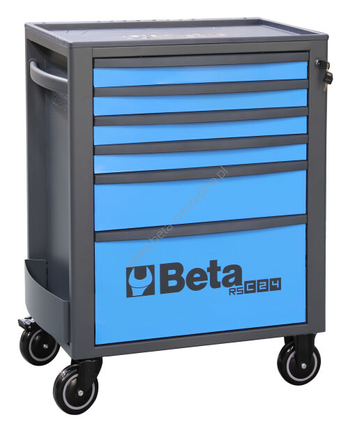 Wózek narzędziowy z 6 szufladami BETA 2400/RSC24/6-B