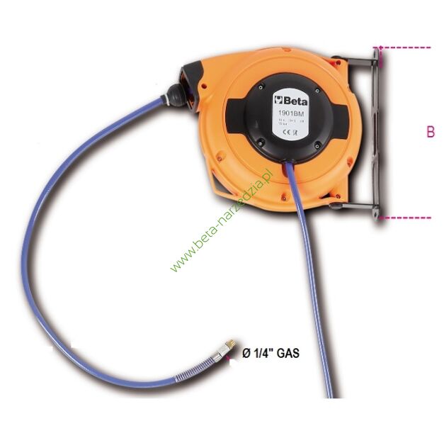 Zwijadło automatyczne z przewodem ciśnieniowym BETA 1901BM/8