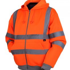 Bluza z kapturem ostrzegawcze, o intensywnej widzialności VIZWELL VWFC14O/M