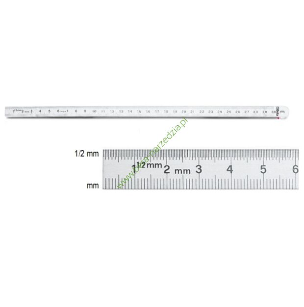 Przymiar kreskowy giętki, ze stali nierdzewnej BETA 1682/300