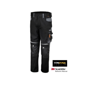 Spodnie robocze, materiał T/C, 280 g/m2, czarno-szare BETA 7820/XS