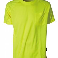 T-Shirt CoolPass w kolorach fluorescencyjnych VIZWELL VWTS10-AY/XXXL