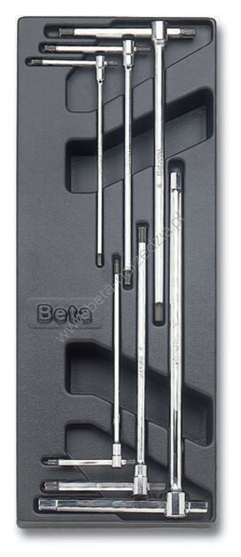 Zestaw narzędzi w twardym wkładzie profilowanym BETA T68