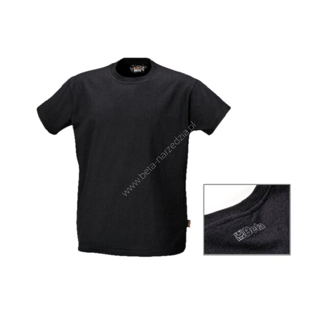 T-Shirt, 100% bawełna , 180 g/m2 czarna BETA 7548N/S