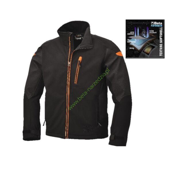 Kurtka Softshell 290 g/m2, czarno-szara BETA 7684/L