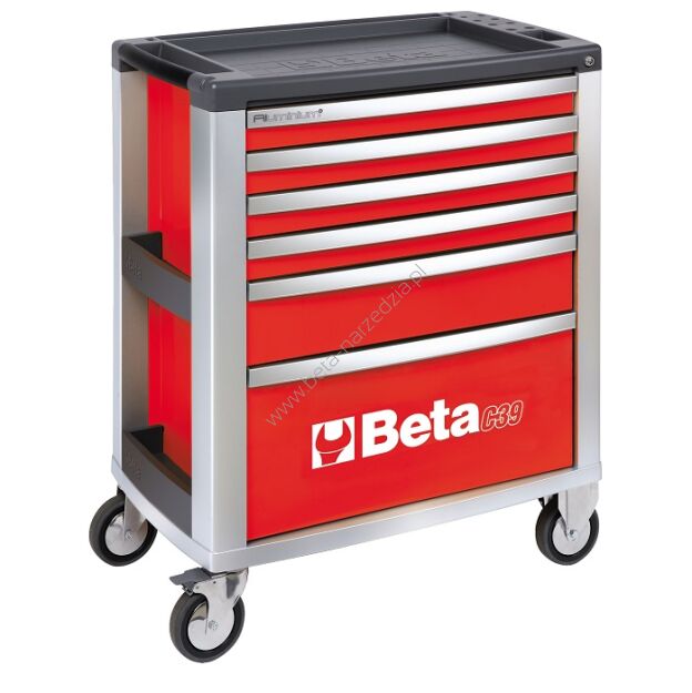 Wózek narzędziowy z 6 szufladami BETA C39/6R