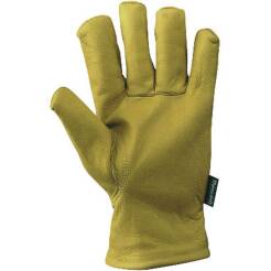 Rękawice ocieplane ARTICO, z licowej skóry bydlęcej , z wewnętrzną membraną Thinsulate, żółte. 315025/10