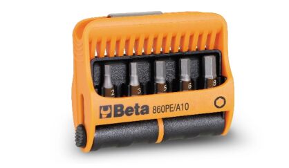 Zestaw 10 końcówek wkrętakowych + uchwyt magnetyczny BETA 860PE/A10
