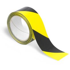 Taśma ostrzegawcza samoprzylepna L 25m x 50mm, 12 rolek  BETA 7181/YB25