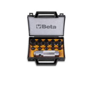 Zestaw 10 wycinaków, od 3 do 20 mm i rękojeści BETA 1105/C10T