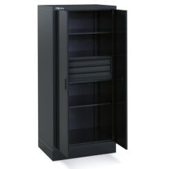 Szafa dwudrzwiowa z blachy z 3 szufladami BETA RSC50/2.0/A2/3C