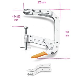 Ściskacz sprężyn zaworów o szczękach prostych i wygiętych BETA 1450GC