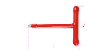 Pokrętło typu T 3/8" w izolacji do 1000V BETA 910MQ/T