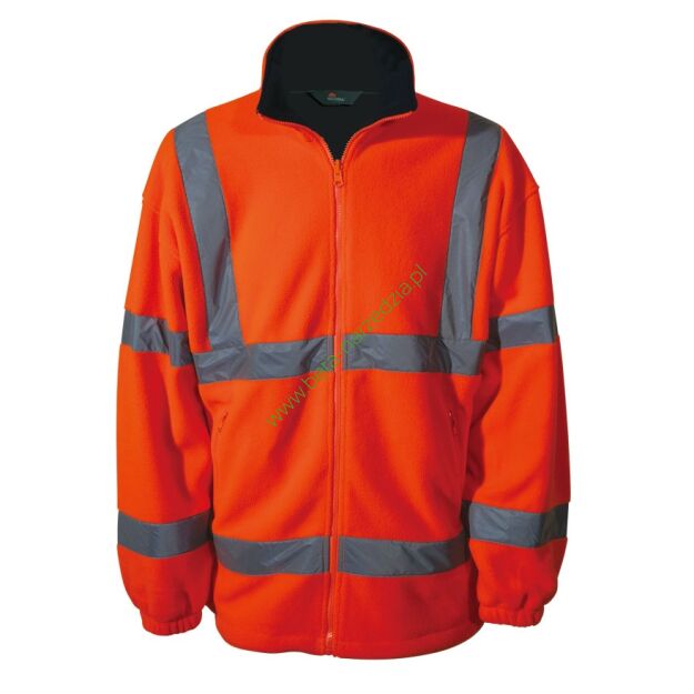 Kurtka polarowa odblaskowa VIZWELL VWFC13O/XXXL