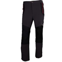 Spodnie Softshell z czerwonymi elementami VIZWELL VWJK398/S