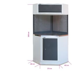 Narożnik wolnostojący system C45 BETA 4500/C45CORNER/X