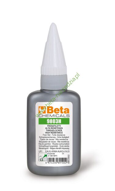 Klej anaerobowy do gwintów metalowych 20ml BETA 9803H/20B