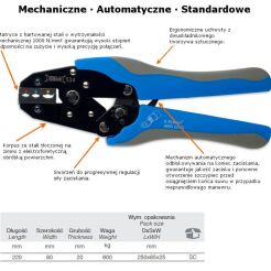 Szczypce do końcówek izolowanych BM GROUP BM 534