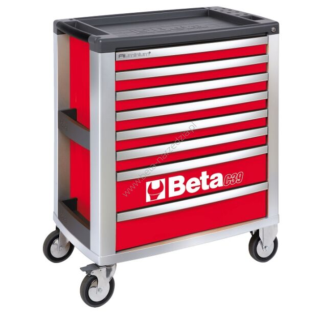 Wózek narzędziowy z 8 szufladami BETA C39/8R