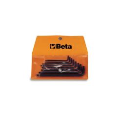 Zestaw 8-miu kluczy trzpieniowych kątowych, profil Tamper Resistant Torx w pokrowcu BETA 97RTX/B8
