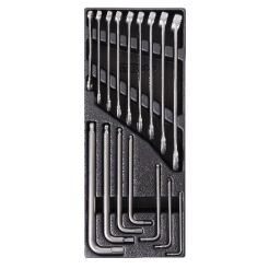 Zestaw narzędzi INOX w twardym wkładzie profilowym BETA T23