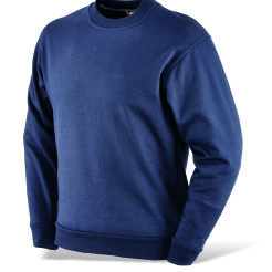 Bluza z okrągłym dekoltem FELPA, 50% bawełny, 50% poliestru, granatowa 455010/M