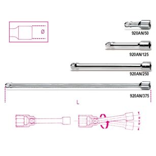 Przedłużacz z zabierakiem kulistym BETA 920AN/50