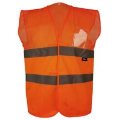 Kamizelka ostrzegawcza odblaskowa VIZWELL VW201O/XXL-XXXL