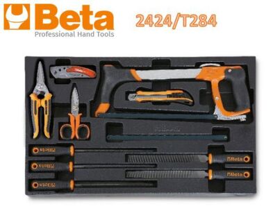 Zestaw narzędzi w twardym wkładzie profilowanym BETA T284