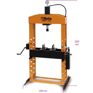 Prasa warsztatowa hydrauliczna z ruchomym tłokiem i wciągarką BETA 3027/50