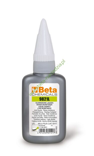 Płynna uszczelka do powierzchni metalowych dozownik 50ml BETA 9821L/50DM