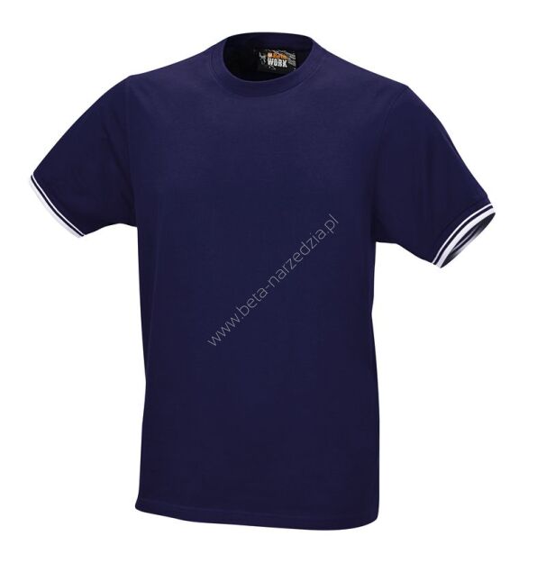 T-shirt 100% bawełna, kolor granatowy BETA 7549BL/L