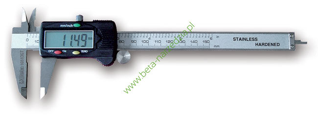 Suwmiarka z odczytem cyfrowym, dokładność odczytu 0.01 mm dokładność odczytu 0.0005