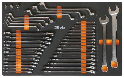 Zestaw narzędzi 40 szt. w miękkim wkładzie profilowanym  BETA 2450/M25
