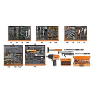 Zestaw 202 narzędzi do utrzymania ruchu w przemyśle we wkładach profilowanych BETA 5910VG/3T