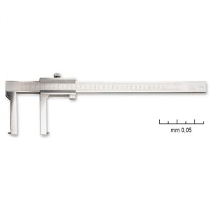 Suwmiarka noniuszowa do pomiaru bębnów hamulcowych, ze stali nierdzewnej, dokładność odczytu 0,05 mm BETA 1650FT/1