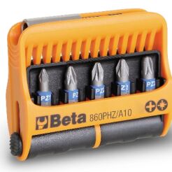 Zestaw 10 końcówek wkrętakowych + uchwyt magnetyczny BETA 860PHZ/A10