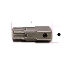 Końcówki wkrętakowe udarowe profil Torx z zabierakiem 22 mm BETA 727/ES22/TX80