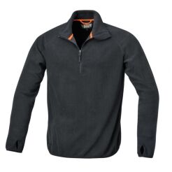 Bluza z cienkiego polaru, 180 g/m2, czarna BETA 7635N/S