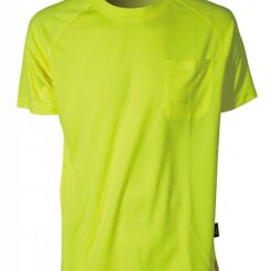 T-Shirt CoolPass w kolorach fluorescencyjnych VIZWELL VWTS10-AY/XL
